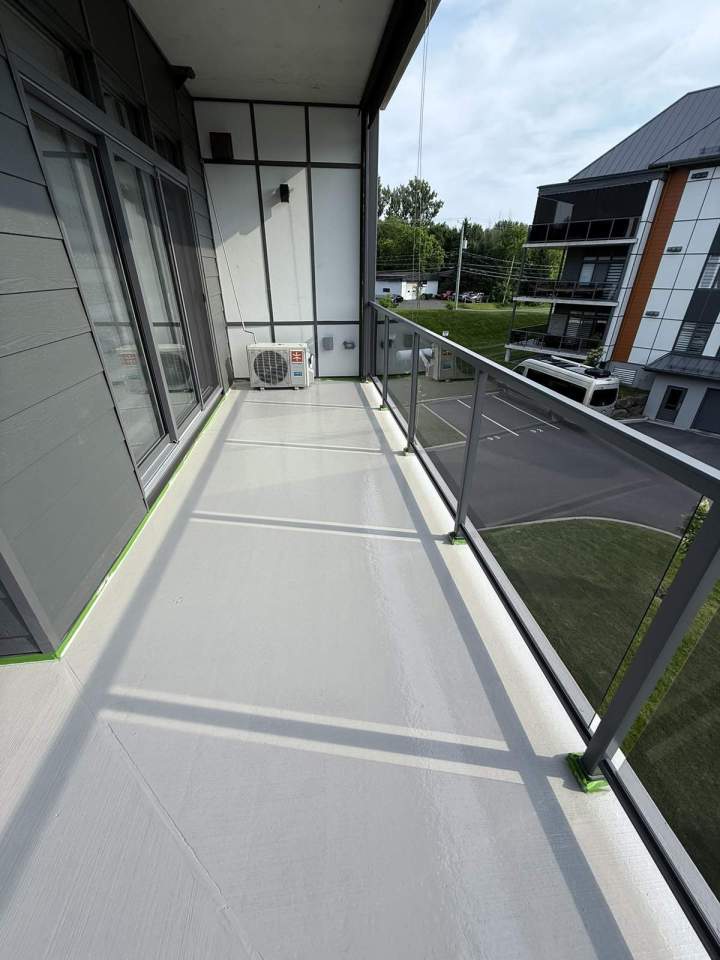 Sol extérieur béton ciré Québec